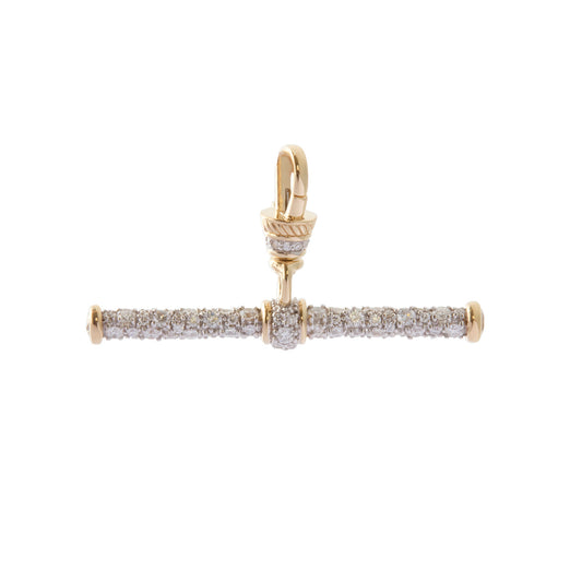 T-Bar Pendant - Diamond with Albert Clip - Main Img