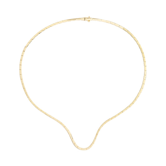 Half Pave Diamond Radiant Choker - Main Img