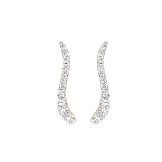 Diamond Ray Earrings - Main Img