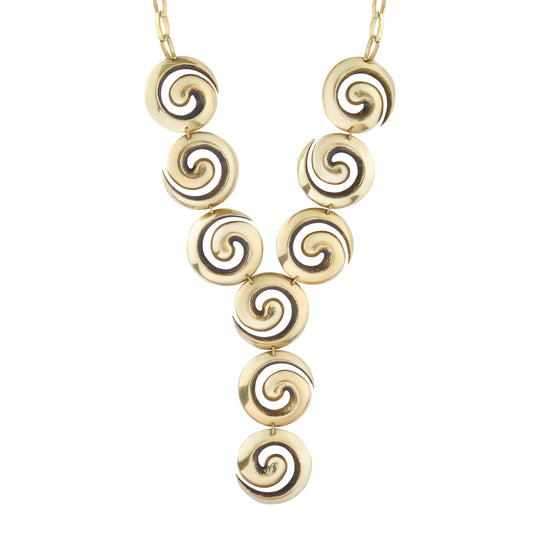 Adjustable Spiral Necklace - Main Img