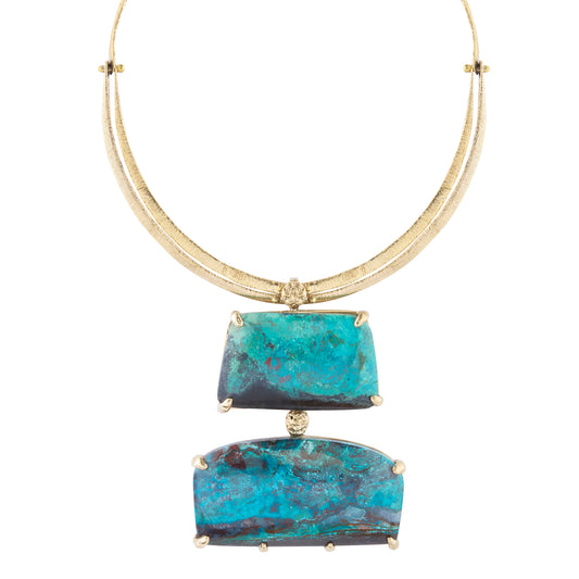 Bisbee Turquoise Totem Necklace - Main Img