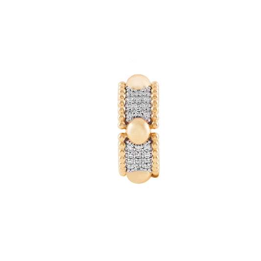 Diamond Trio Beads Earcuff