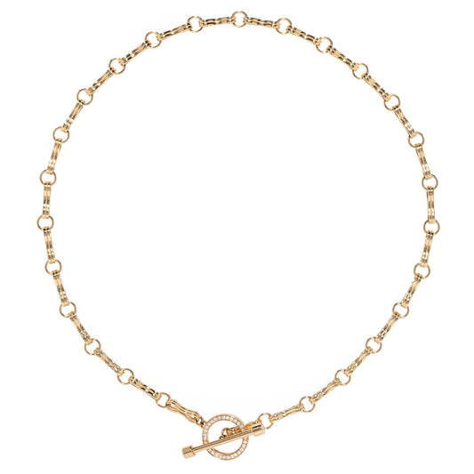 Motif Double Link Toggle Chain - Main Img