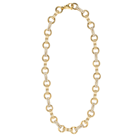 Diamond Robost Motif Necklace - Main Img
