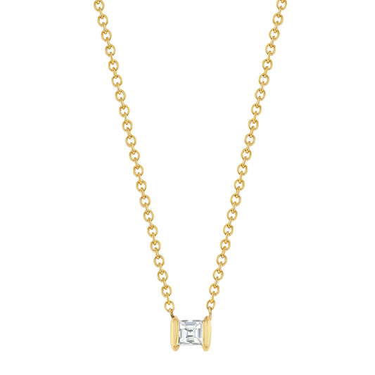 Mini Diamond Anchor Necklace - Main Img