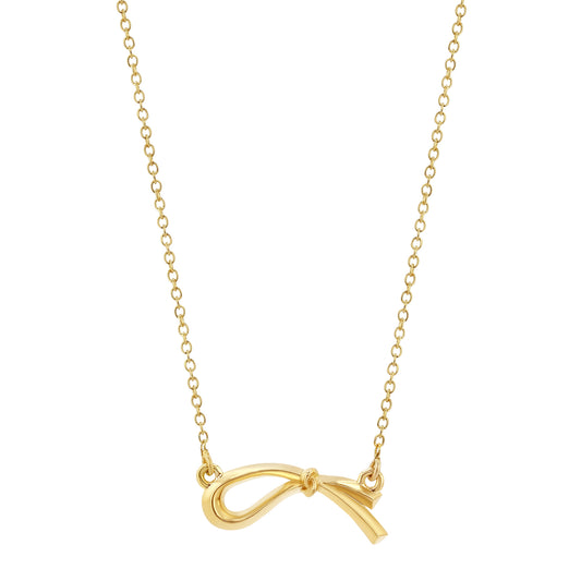 Single Knot Pendant Necklace - Main Img