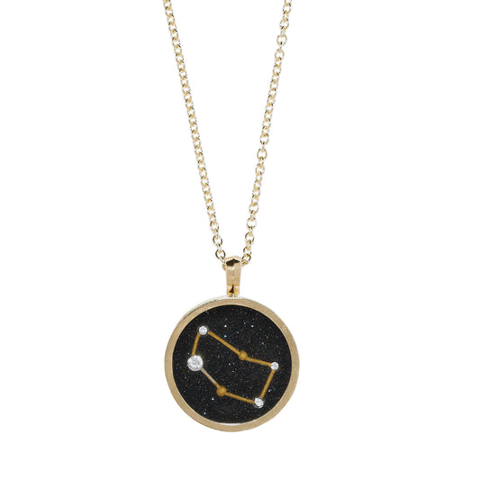 Zodiac Night Sky Necklace - Gemini - Main Img