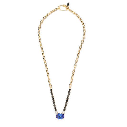 Tanzanite River Chain Necklace - Main Img