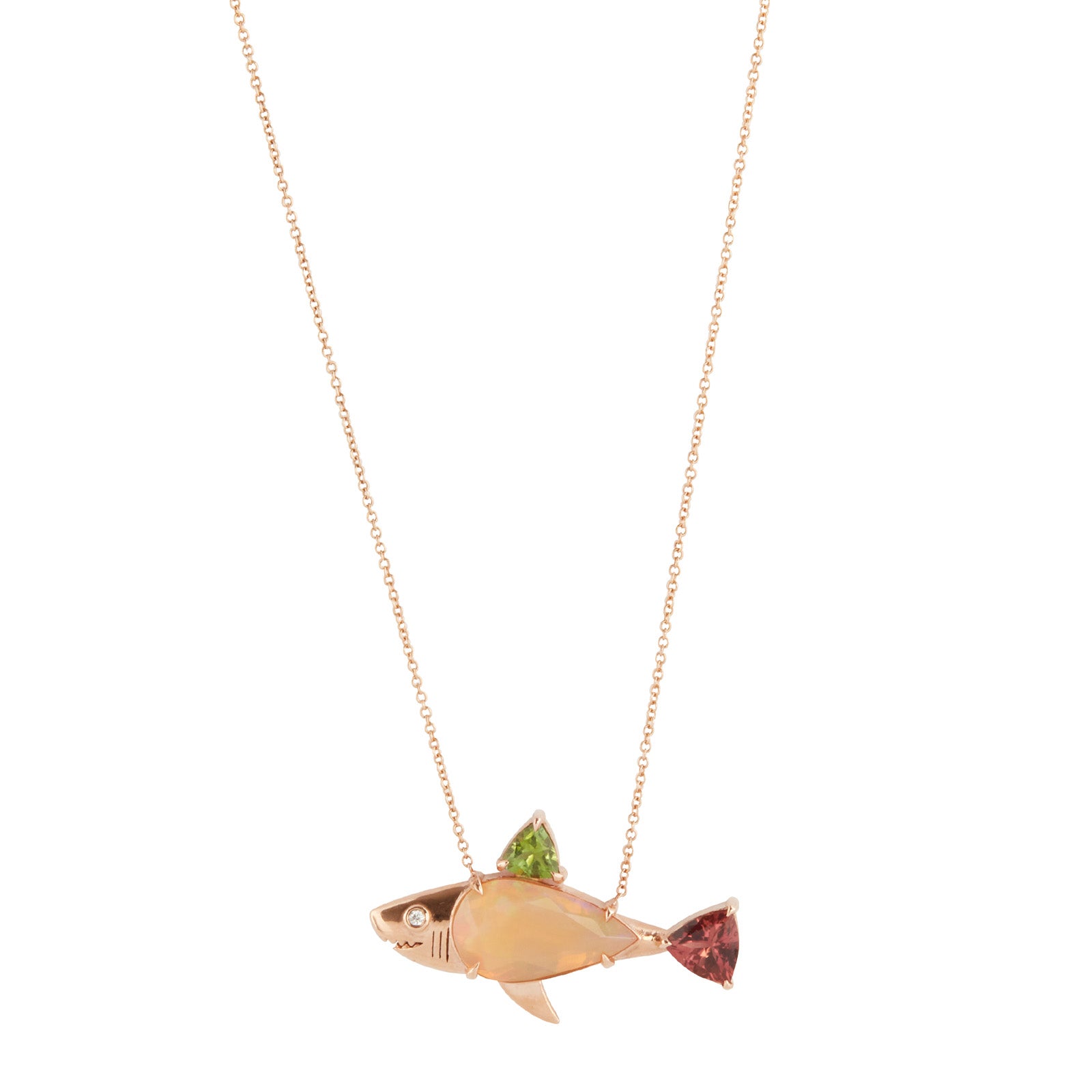 Daniela Villegas Tiburoncillo Necklace - Necklaces - Broken English Jewelry, front view