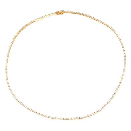 Diamond Tennis Necklace - Main Img
