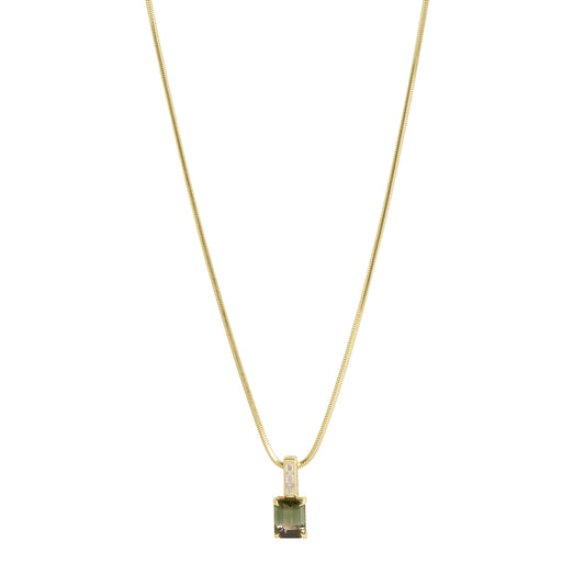 Green Ombre Tourmaline Supreme Pendant - Main Img