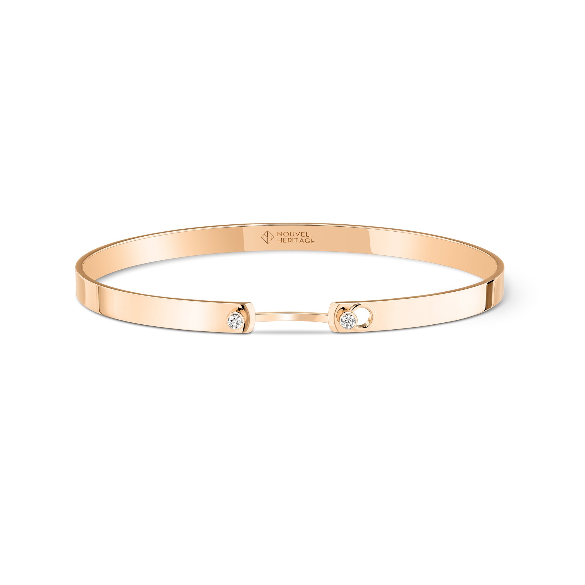 Diamond Monday Morning Bangle - Rose Gold
