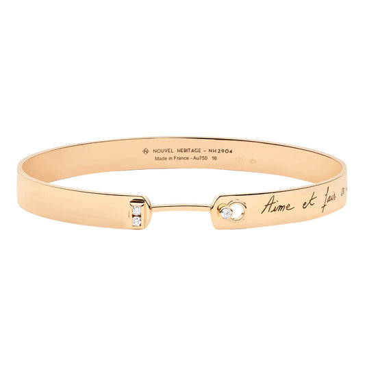 White Diamond Dinner Date Mood Bangle - Main Img