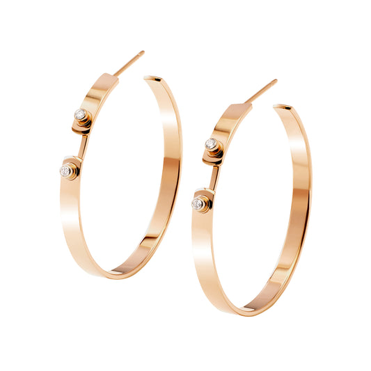 White Diamond Monday Morning Hoops - Main Img