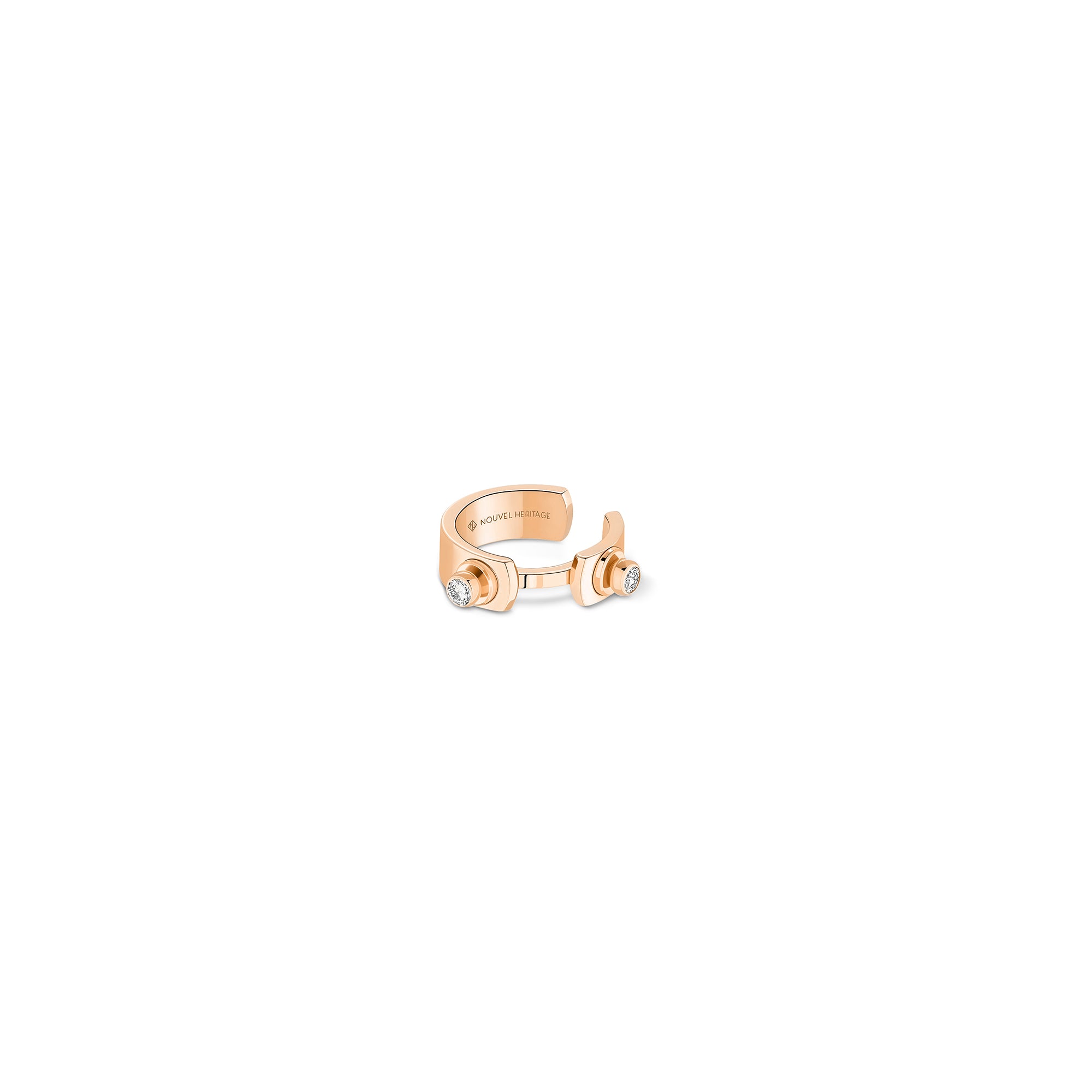 Diamond Monday Morning Earcuff - Rose Gold