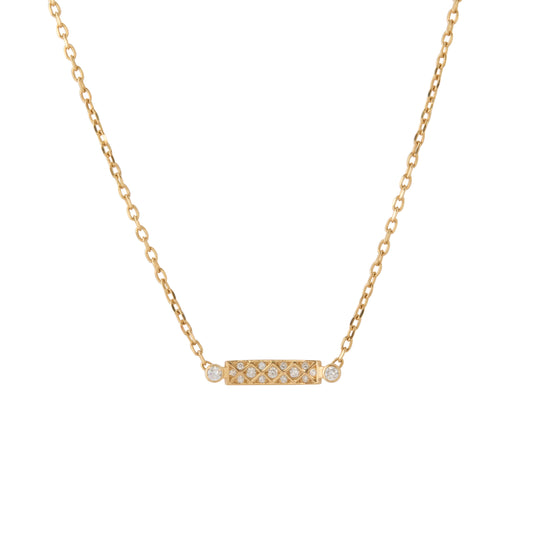 White Diamond Parisian Stroll Necklace - Main Img
