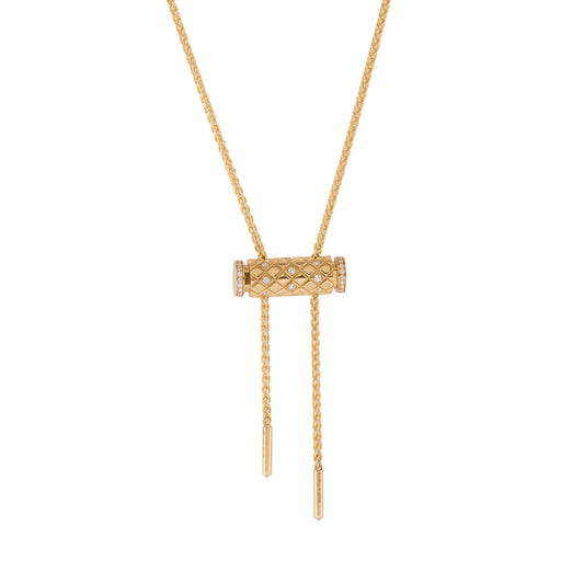 Pave Diamond Latch Pendant - Main Img