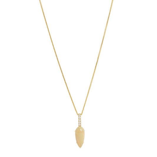 Opal and Diamond Arrow Supreme Pendant - Main Img