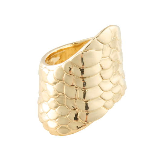 High Gloss Snake Mouvante Ring - Main Img