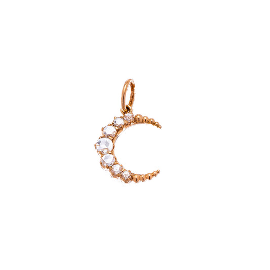 Rose Crescent Pendant - Rose Gold - Main Img