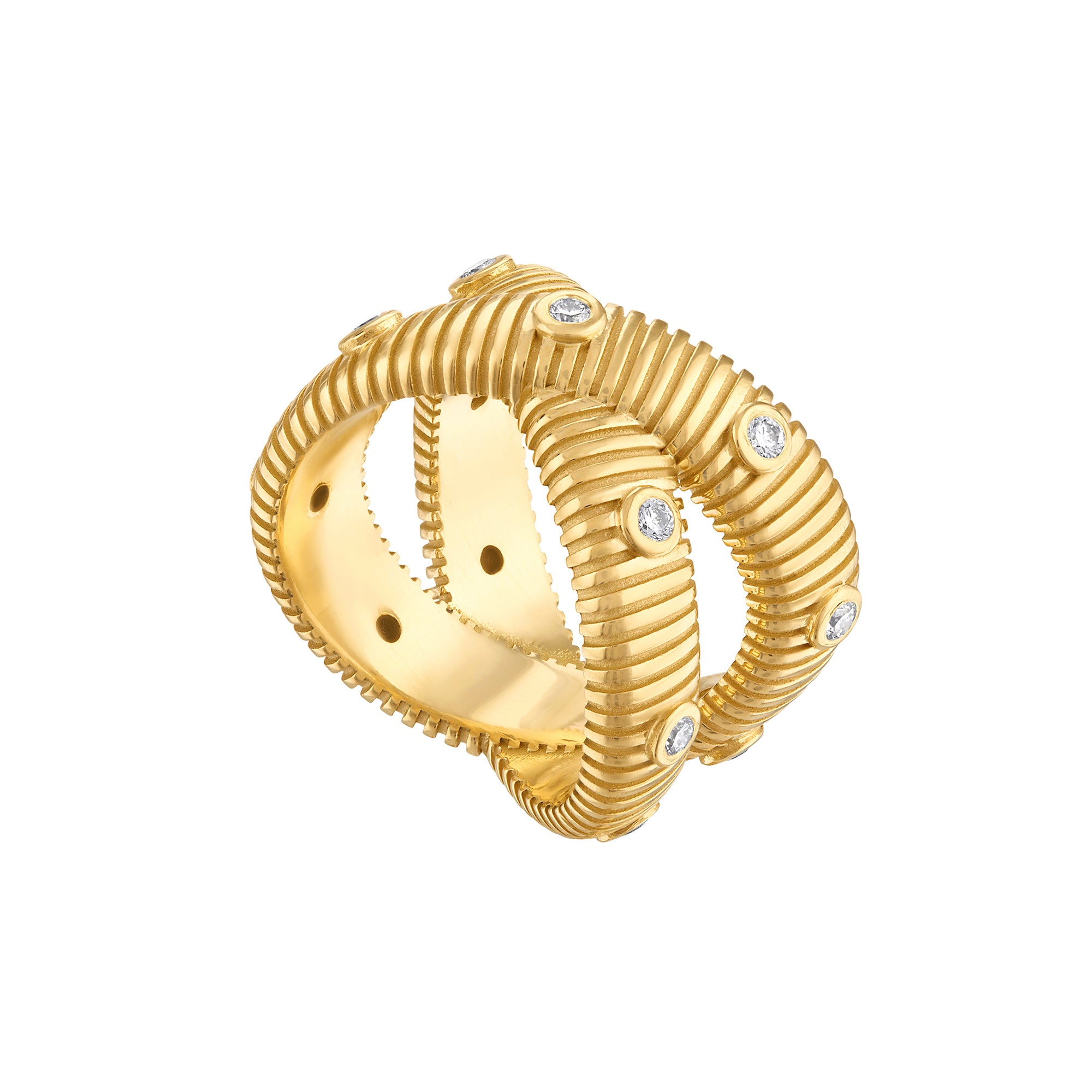 Diamond Clio X Ring