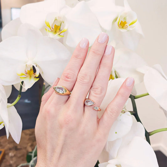 Plural Open Ring - Yellow Gold