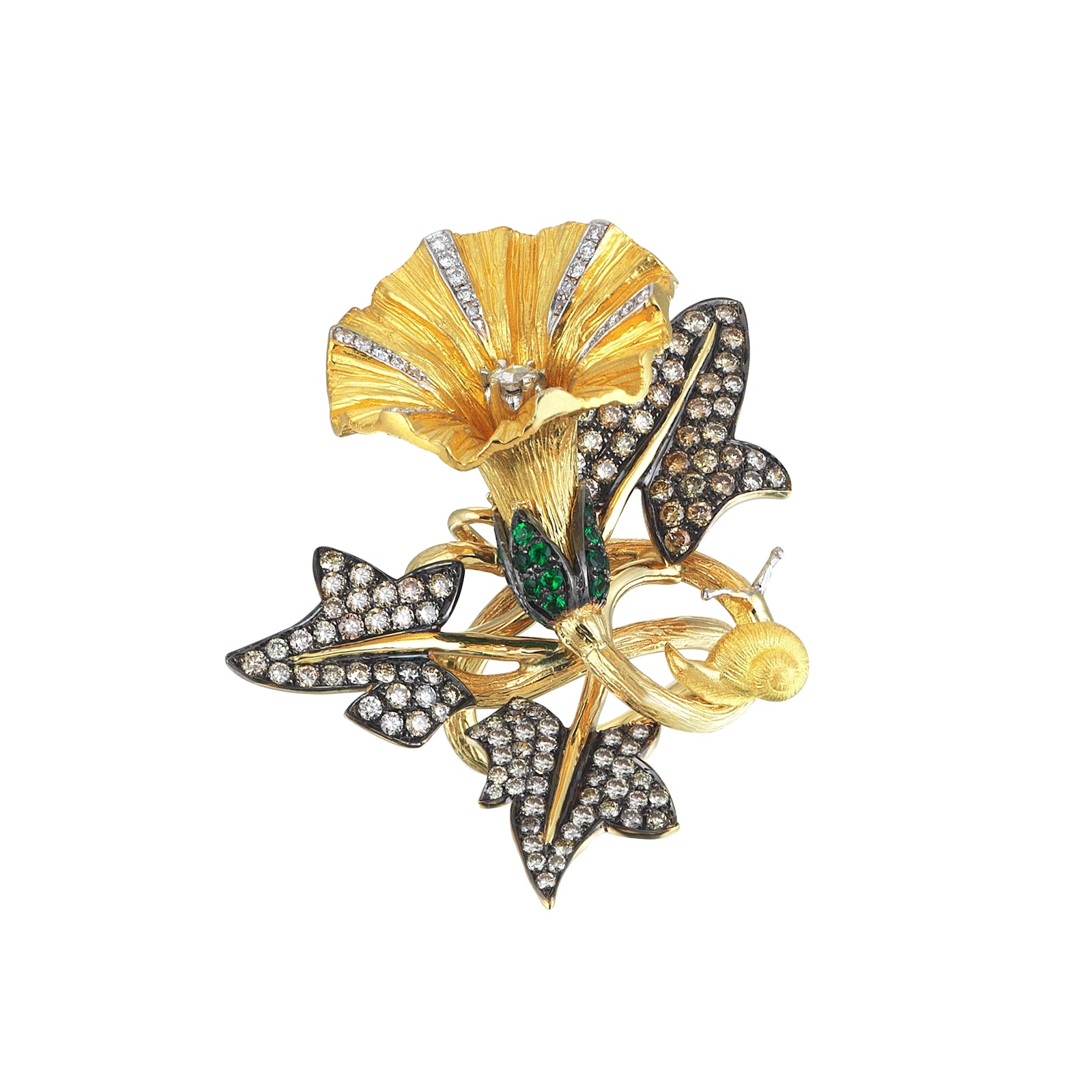 Belle Ivy Ring - Diamond by Aida Bergsen side view