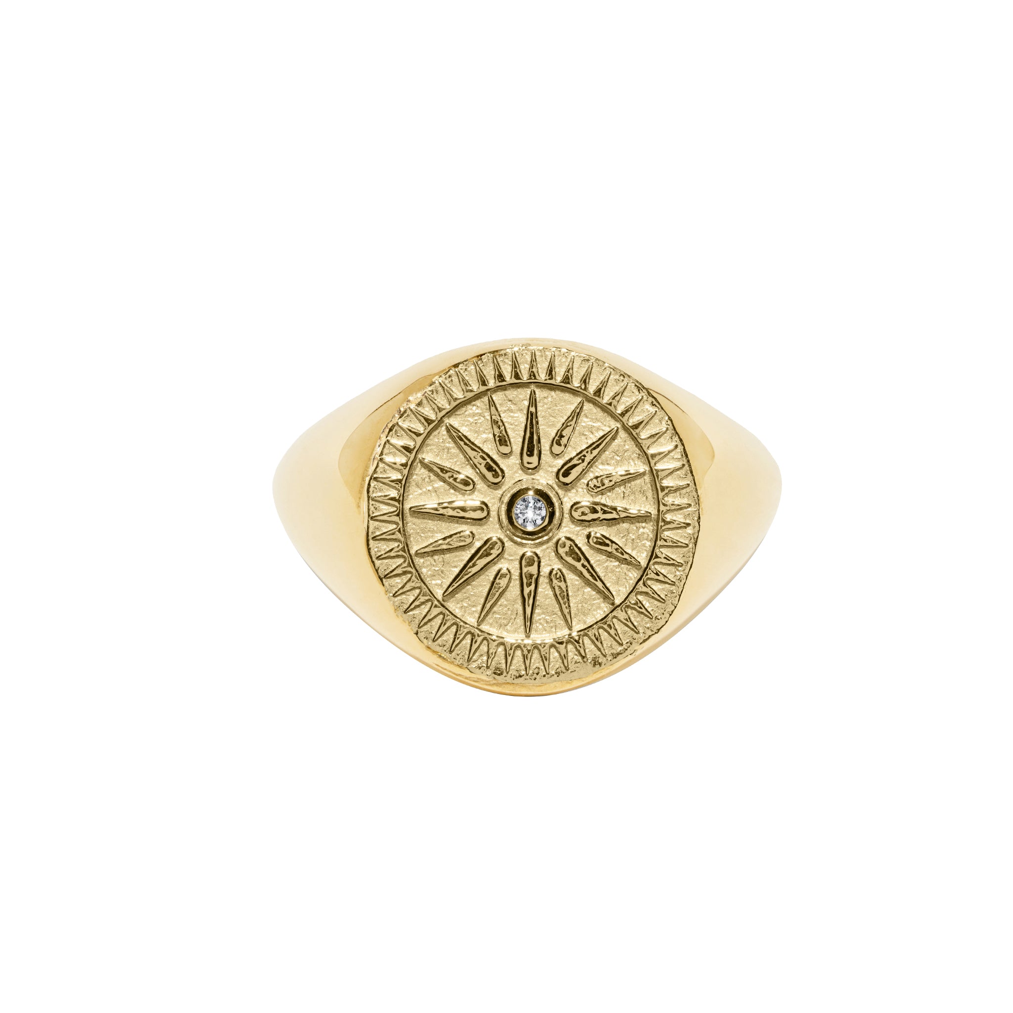 Sunburst Coin Ring