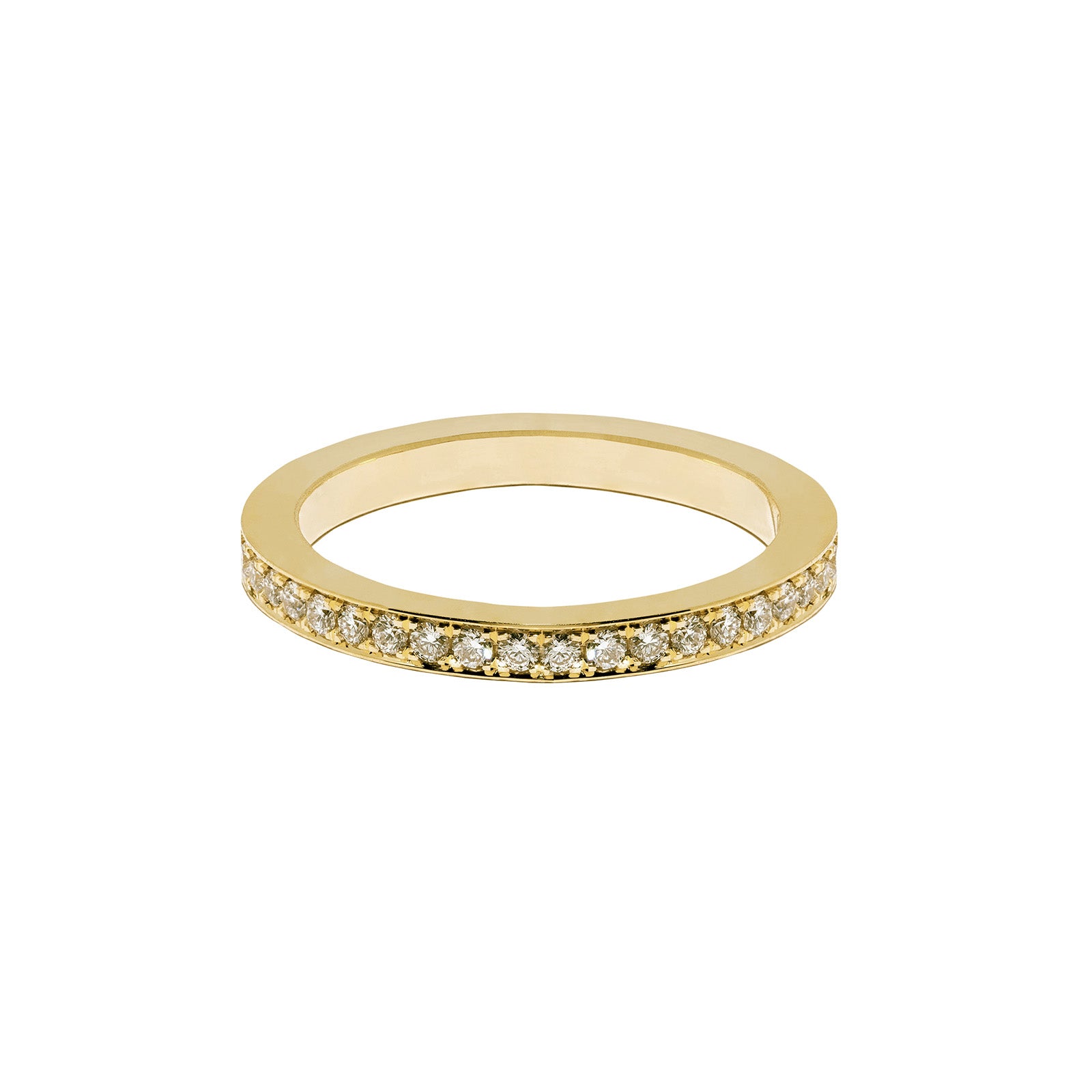 Azlee Pave Diamond Band - Rings - Broken English Jewelry