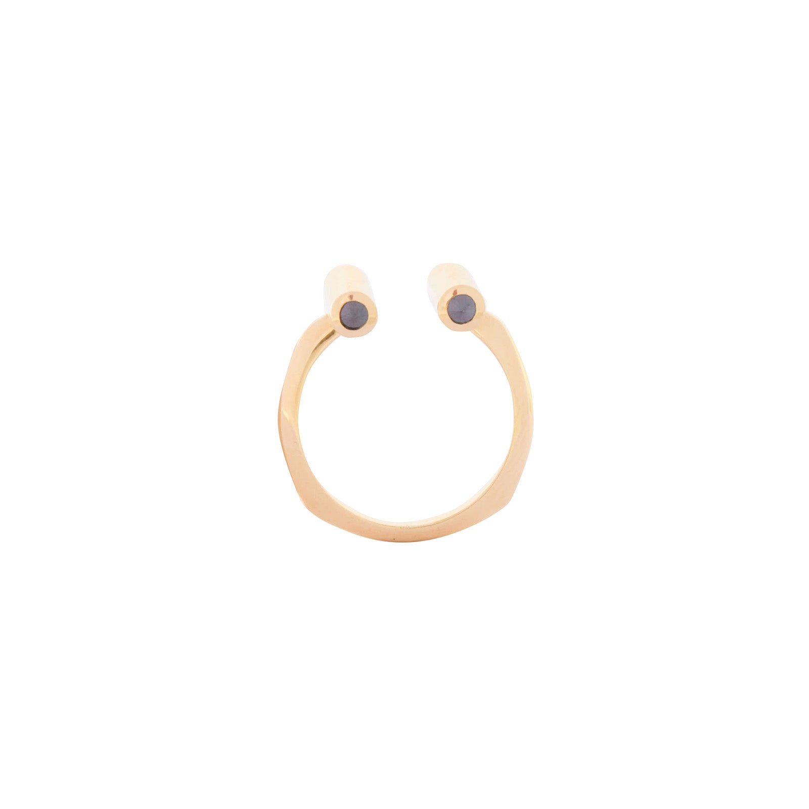 Ara Vartanian Black Diamond Pillar Ring - Rings - Broken English Jewelry