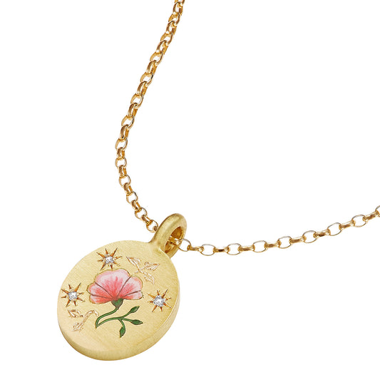 Rose Pendant Necklace - Main Img