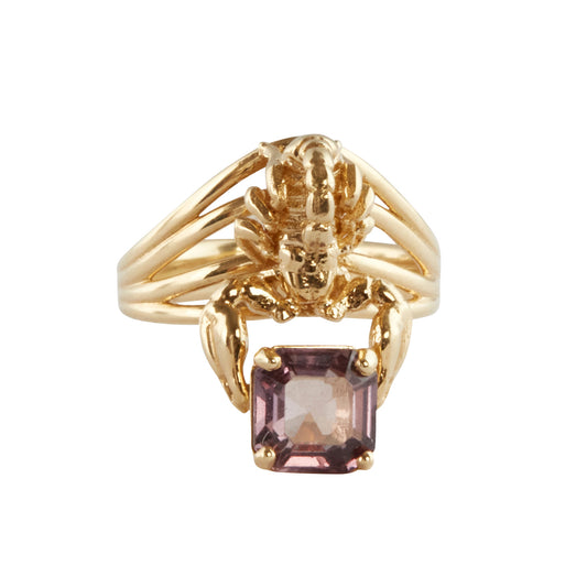 Pink Sapphire Scorpion Ring - Main Img