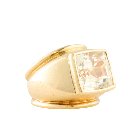 French Sapphire Ring