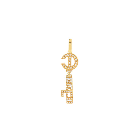 Amore Diamond Key Pendant - Main Img