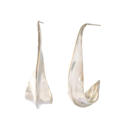 Lode Star Earrings Sterling Silver - Main Img