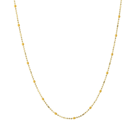 16" Marigold Dot Ball Chain Necklace - Main Img