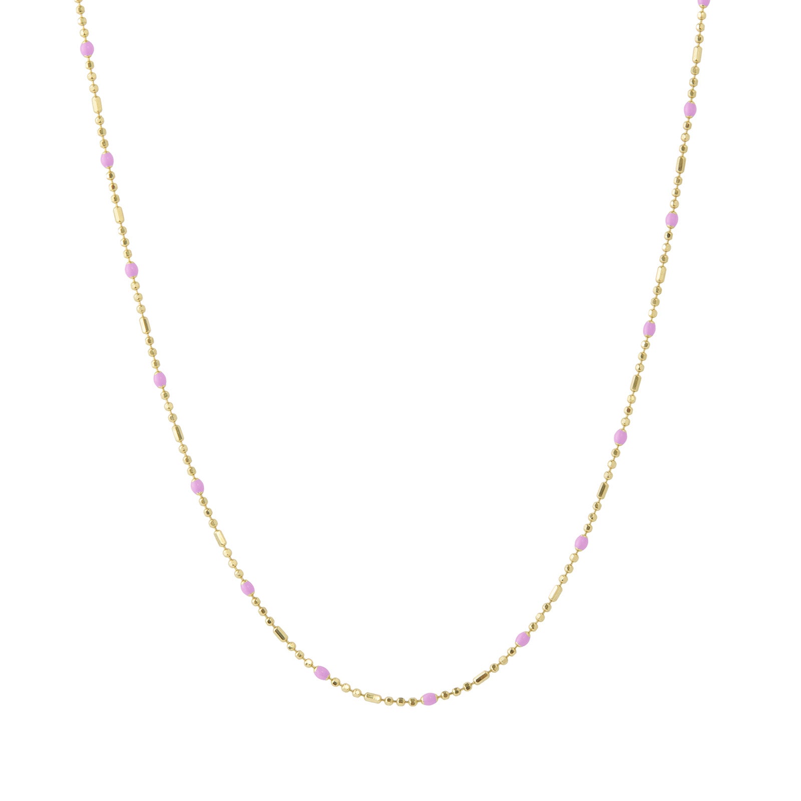 Trouver 18" Peony Dot Ball Chain Necklace - Necklaces - Broken English Jewelry