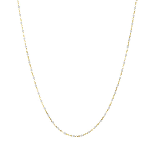 18" Blanc Tiny Dot Chain Necklace - Main Img