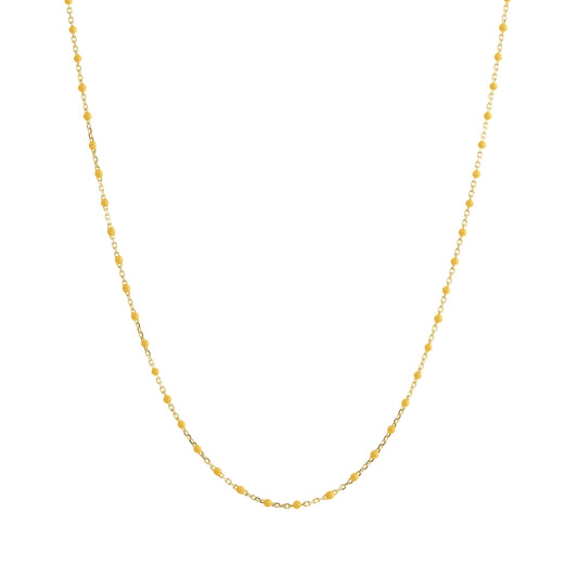 18" Marigold Tiny Dot Chain Necklace - Main Img