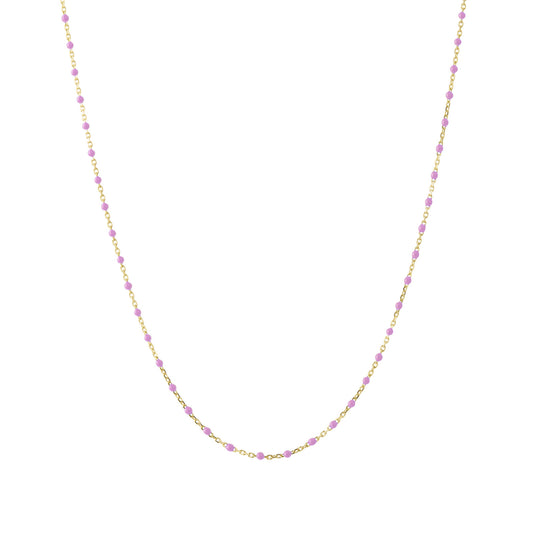 16" Peony Tiny Dot Chain Necklace - Main Img