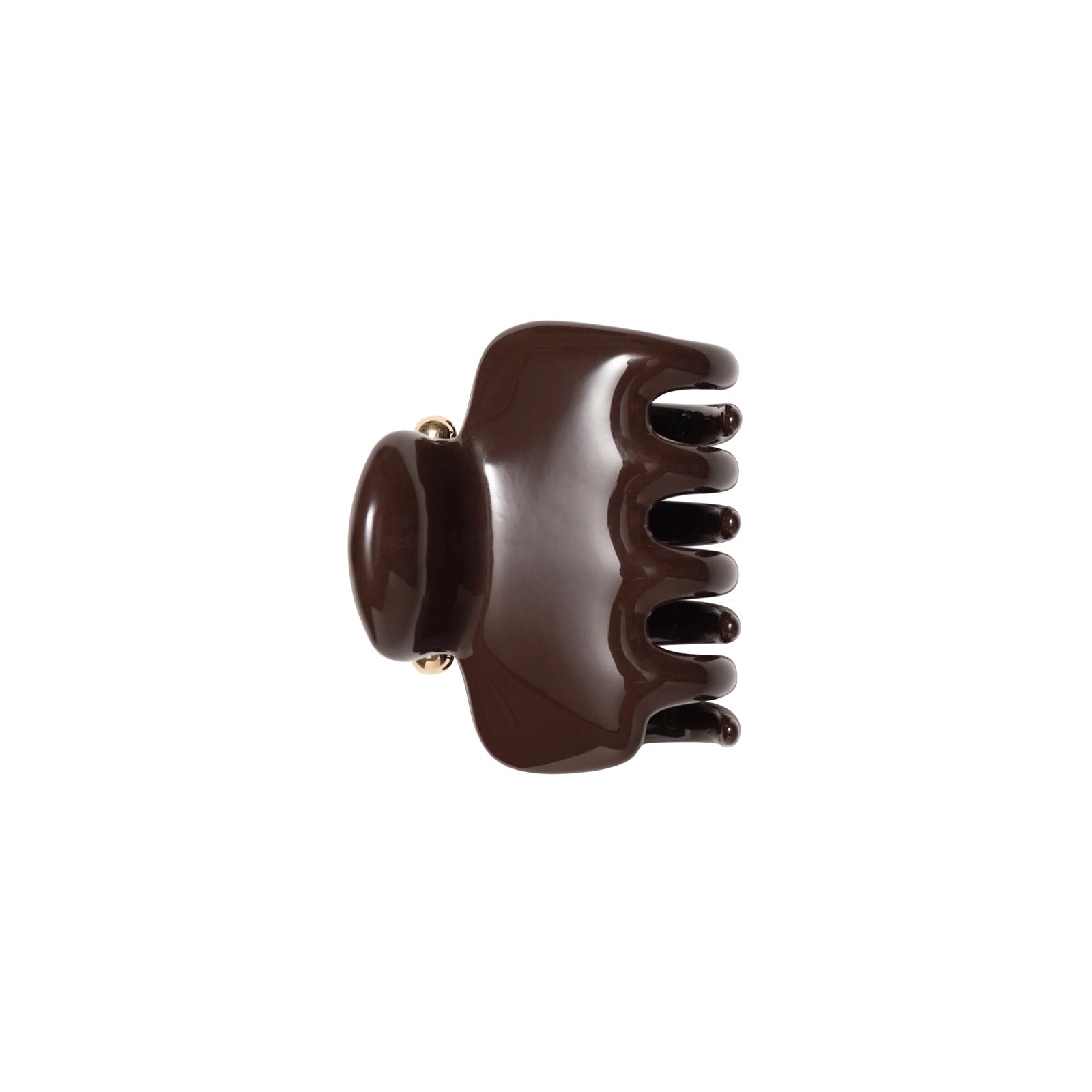UNDO 2" Claw Clip - Espresso - Accessories - Broken English Jewelry side view