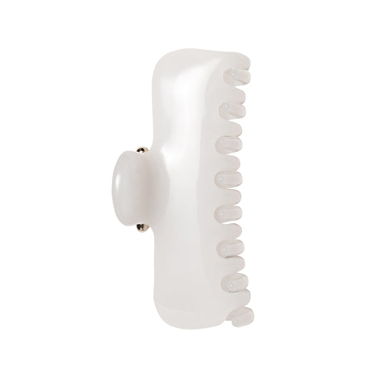 4" Claw Clip - Milkglass - Main Img