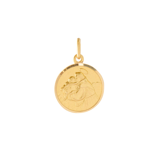 St Anthony Pendant 18K Yellow Gold - Main Img