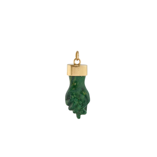 Malachite Figa Pendant - Main Img