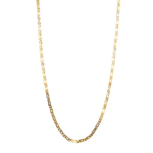 Two Tone Chain Necklace - Main Img