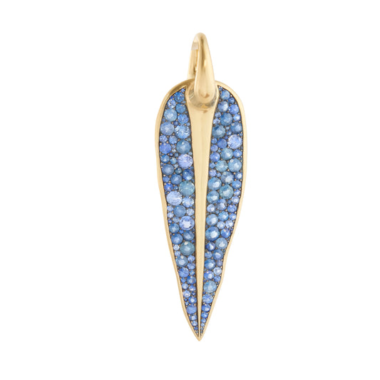 Round Brilliant Cut Sapphire Vyv Pendant Necklace - Main Img