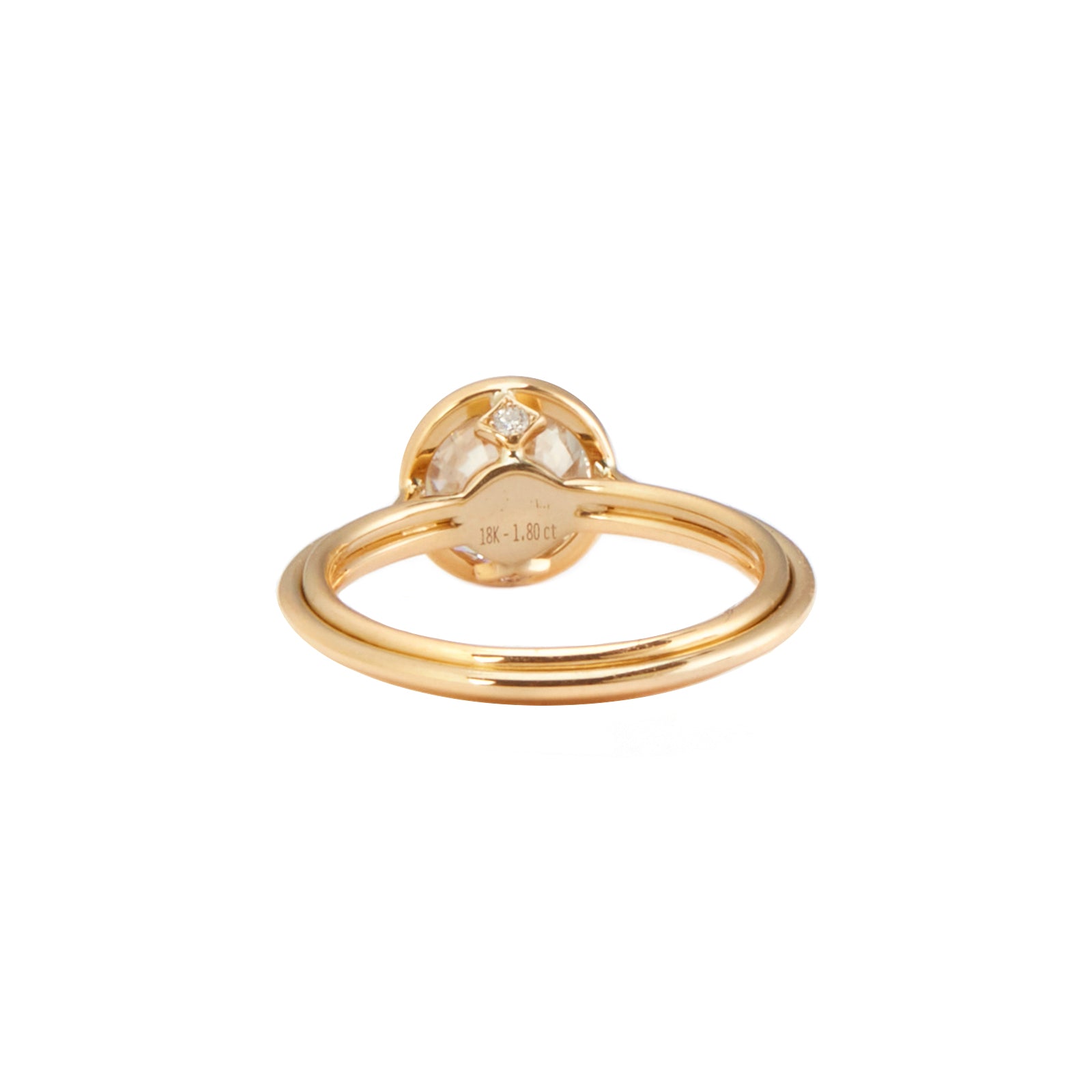 VRAM Round Cut Iris II Ring, back view