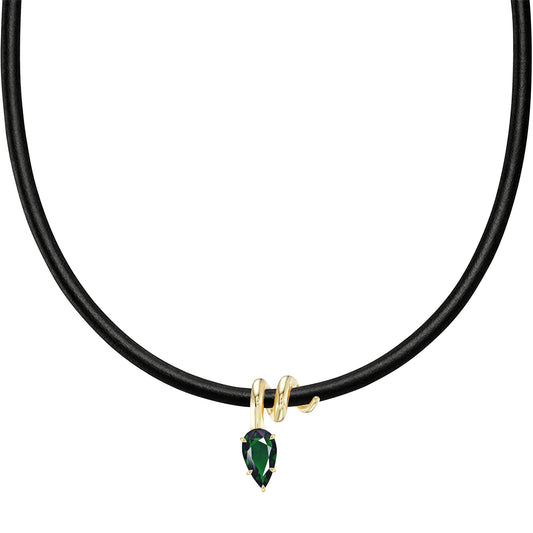 Green Tourmaline Mini Boa Necklace - Main Img