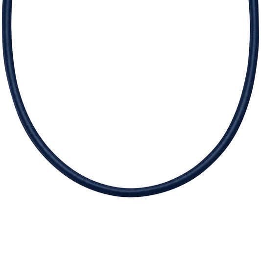 Navy Leather Collar - Main Img