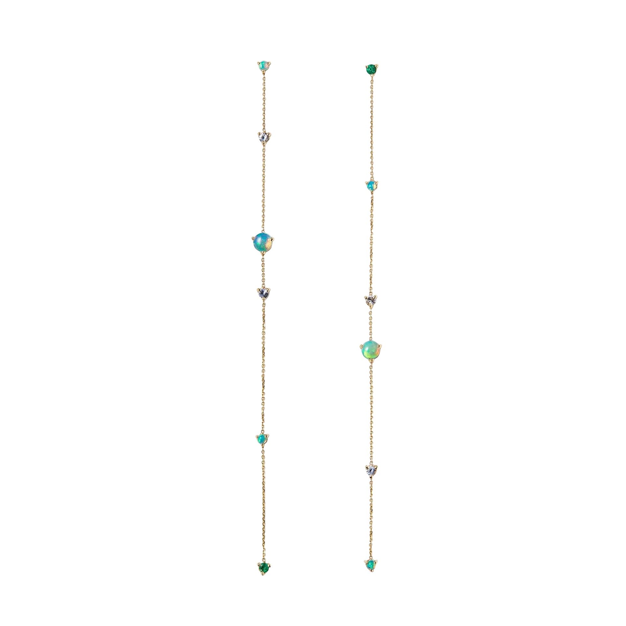 Linear Chain Earrings